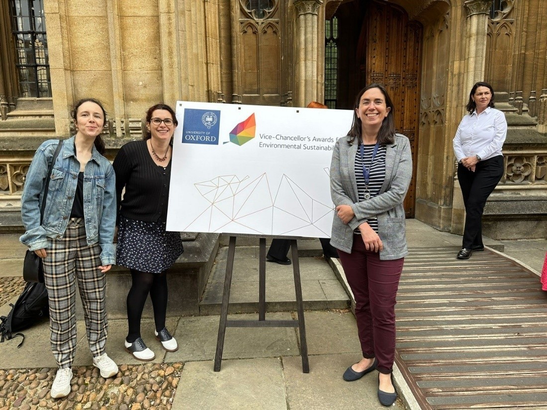 OUP colleagues at the 8th Vice-Chancellor's Environmental Sustainability Awards